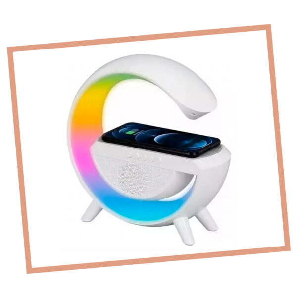 Cargador Inalámbrico Parlante Bluetooth